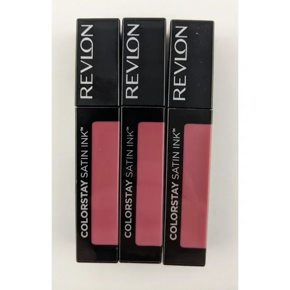 3 x Revlon Colorstay Satin Ink Liquid Lip Colour 010 Your Majesty 5ml BRAND NEW - Picture 2 of 10